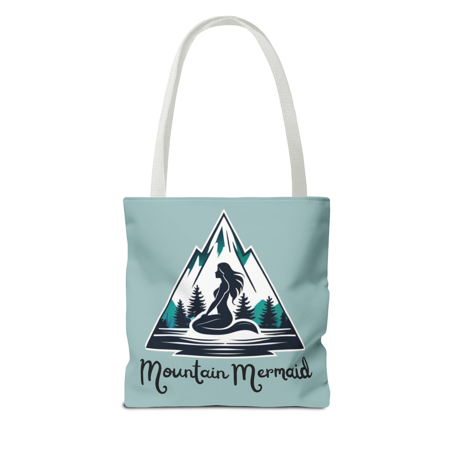 Mountain Mermaid Tote Bag - Durable Book and Shopping Bag, Versatile Travel Accessory for Mermaid Lovers - The Mountain Mermaid Company