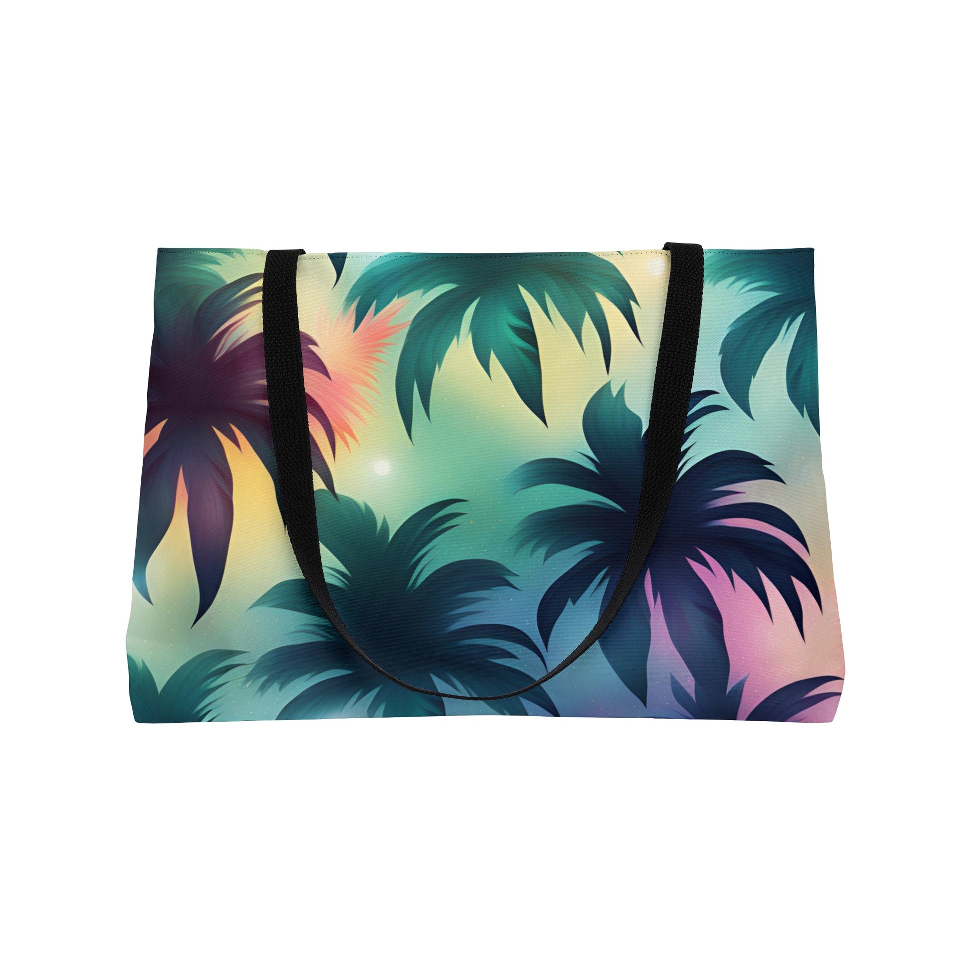 Groovy Palms Weekender Tote Bag - Durable Spacious Tote for Getaways, Perfect for Travel and Beach Lovers - The Mountain Mermaid Company