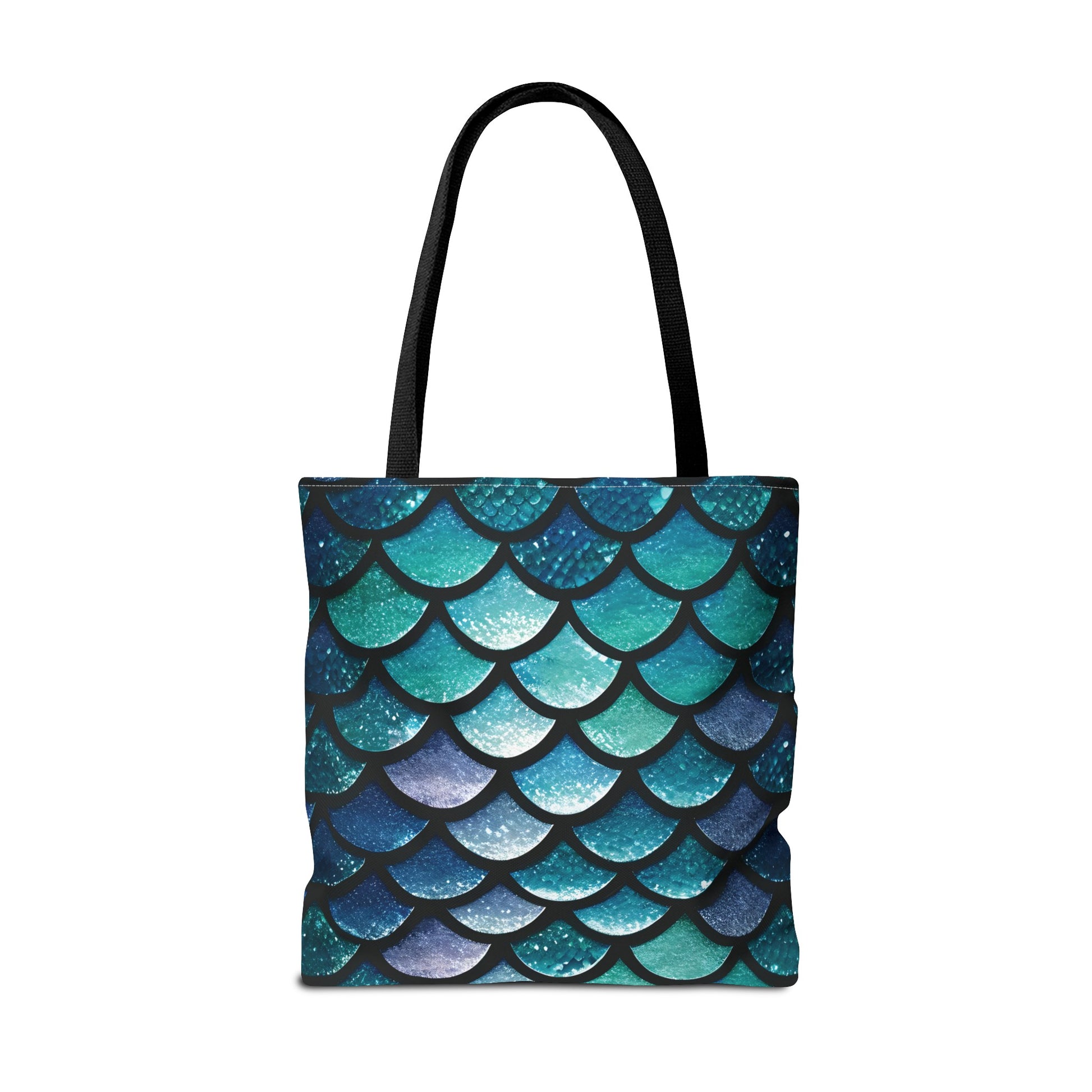 Aqua Mermaidcore Tote Bag - Durable Carryall for Everyday Use, Unique Gift for Beach Lovers - The Mountain Mermaid Company