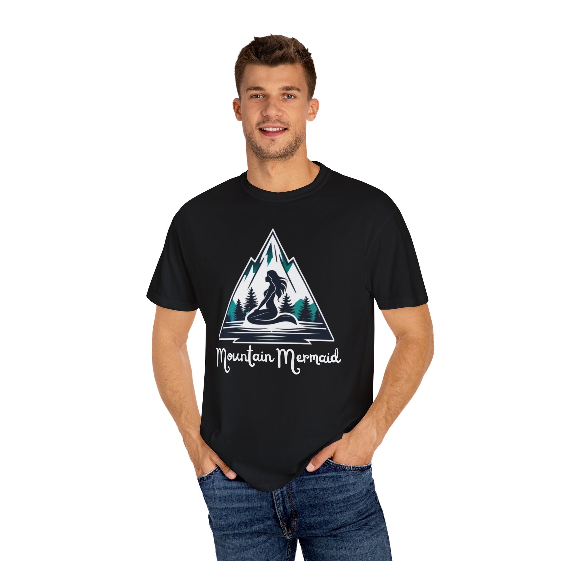 Mountain Mermaid Unisex T-shirt - Fashionable Mermaidcore Apparel for Everyday Comfort, Ideal for Fantasy and Outdoor Enthusiasts - The Mountain Mermaid Company