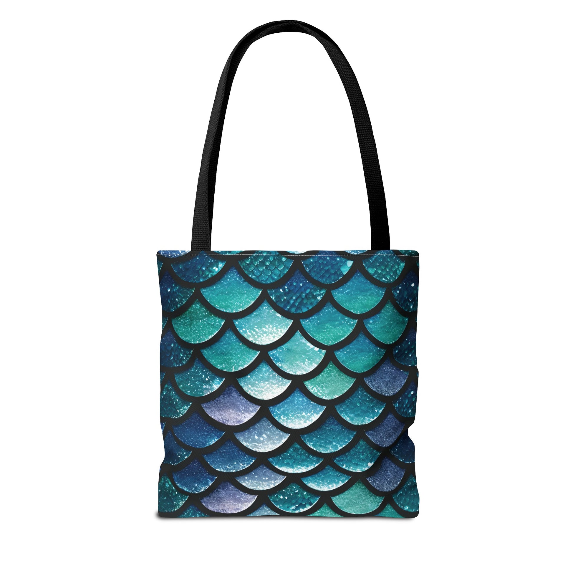 Aqua Mermaidcore Tote Bag - Durable Carryall for Everyday Use, Unique Gift for Beach Lovers - The Mountain Mermaid Company