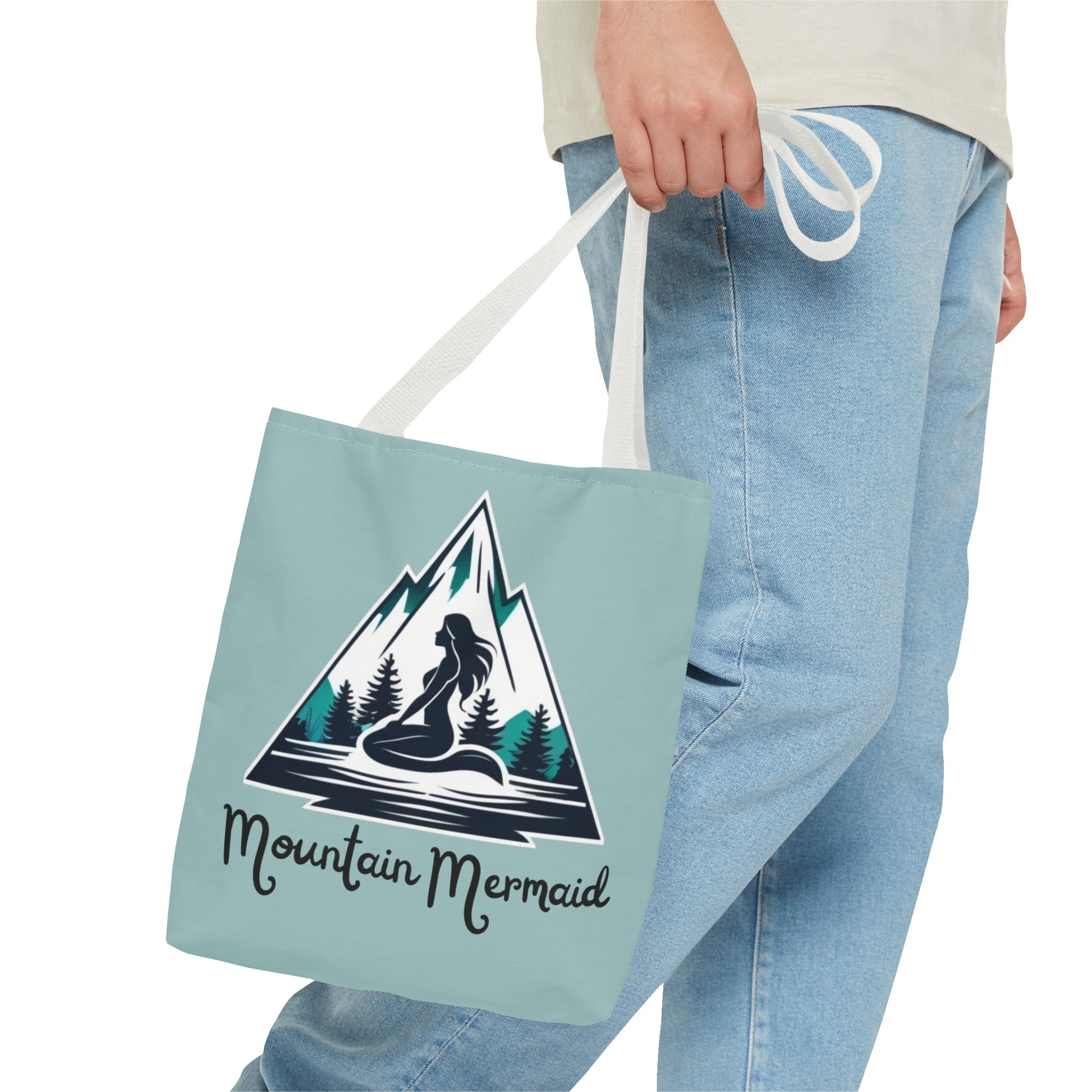 Mountain Mermaid Tote Bag - Durable Book and Shopping Bag, Versatile Travel Accessory for Mermaid Lovers - The Mountain Mermaid Company