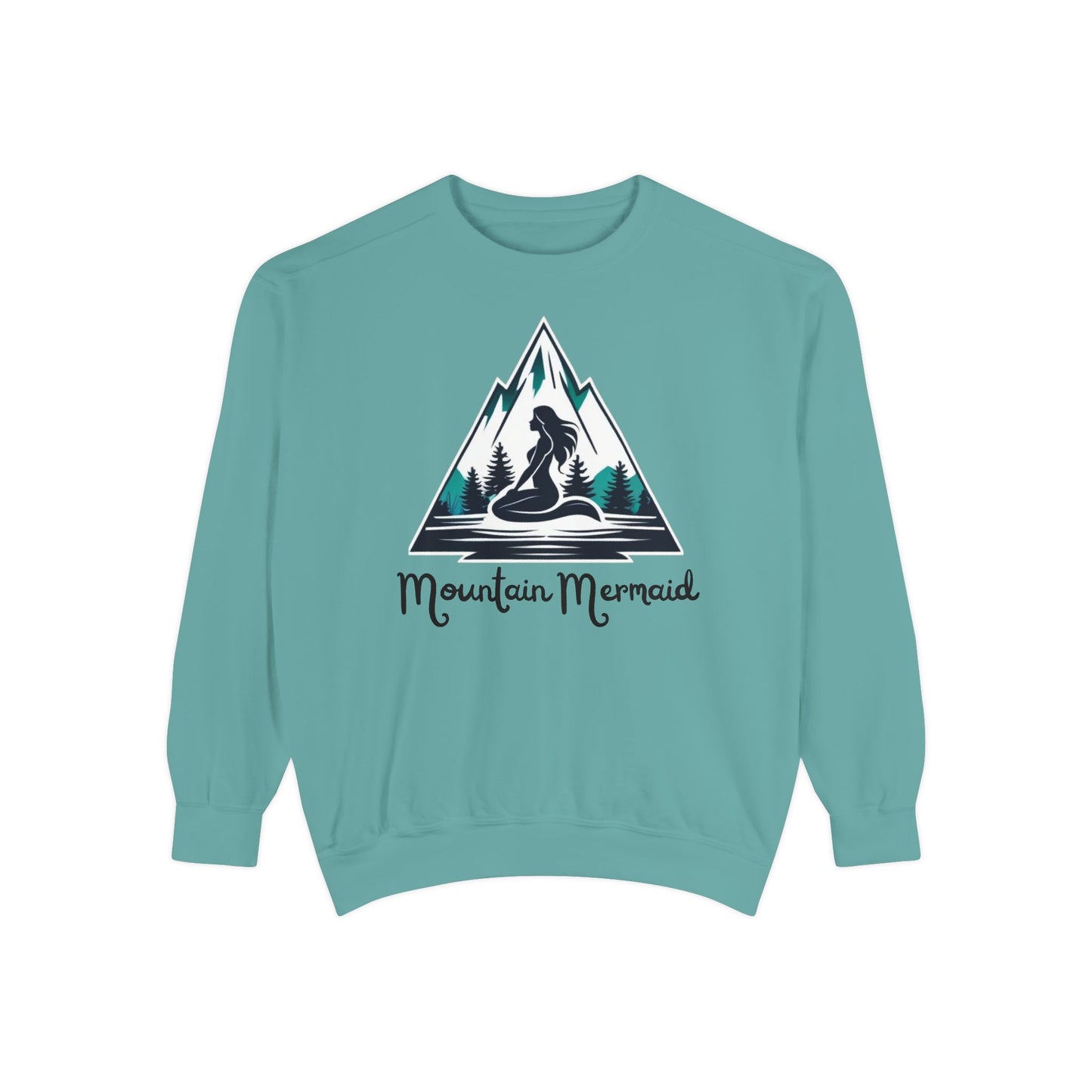 Mountain Mermaid Unisex Sweatshirt - Fashionable Mermaidcore Apparel for Everyday Comfort - Ideal for Fantasy and Outdoor Lovers - The Mountain Mermaid Company