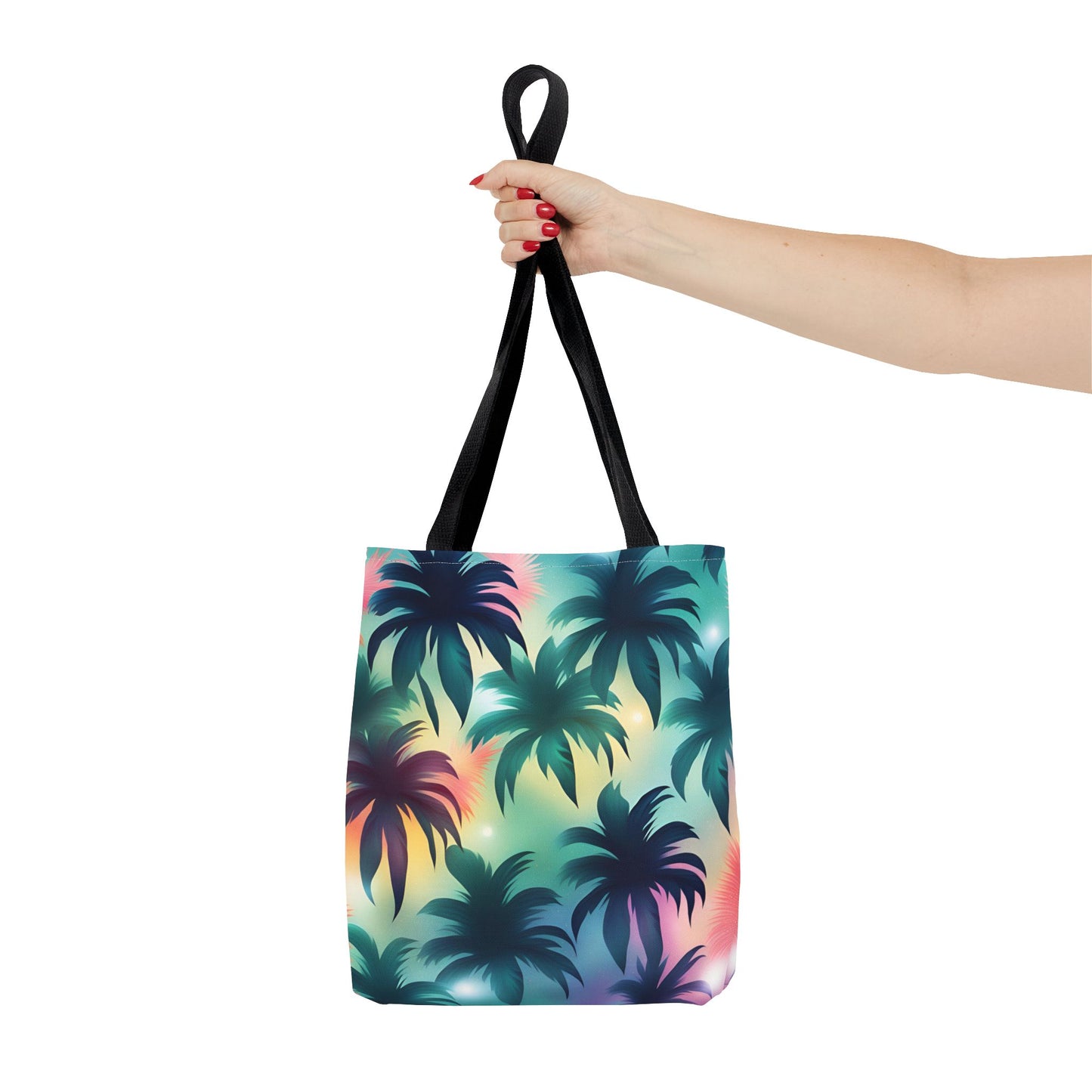 Groovy Palms Tote Bag - Durable Carryall for Everyday Use, Trendy Pool Accessory, Unique Gift for Beach Lovers