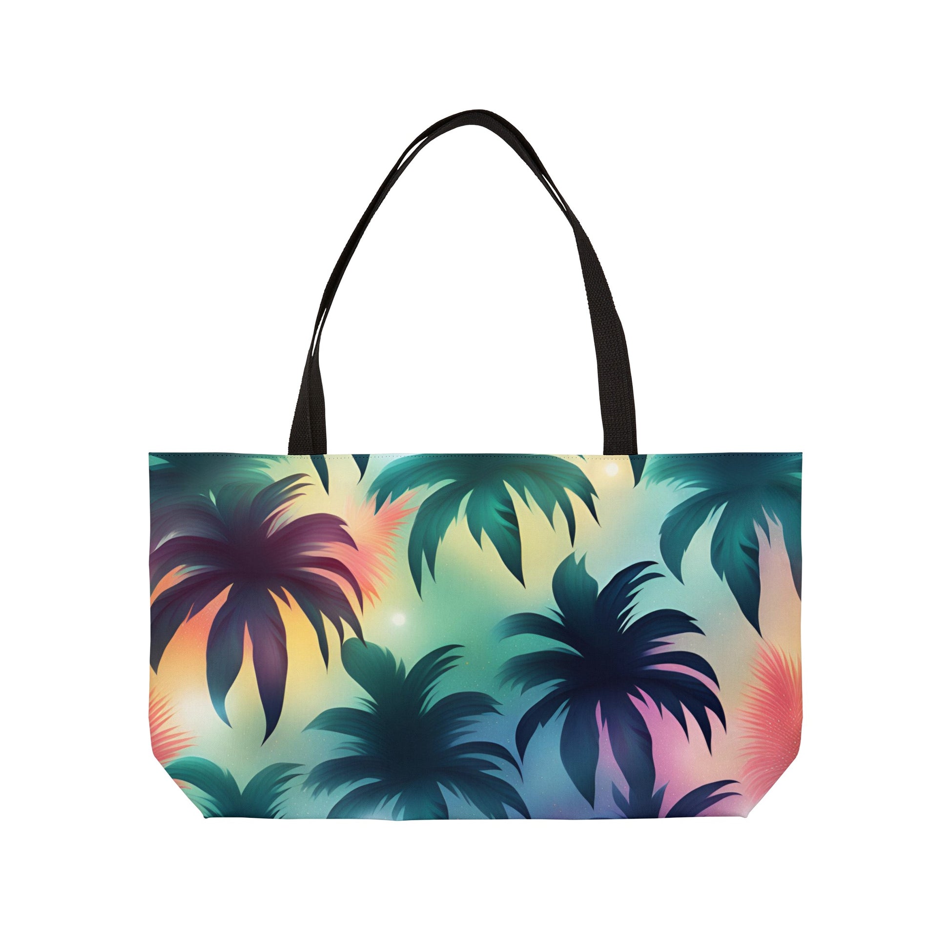 Groovy Palms Weekender Tote Bag - Durable Spacious Tote for Getaways, Perfect for Travel and Beach Lovers - The Mountain Mermaid Company