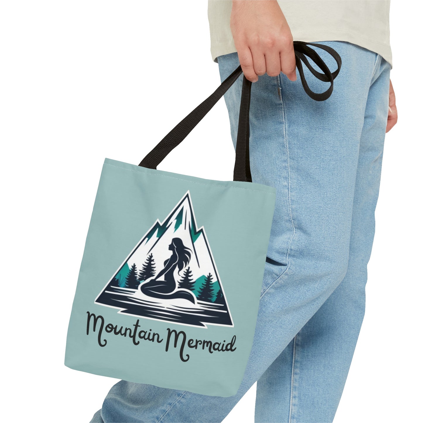 Mountain Mermaid Tote Bag - Durable Book and Shopping Bag, Versatile Travel Accessory for Mermaid Lovers - The Mountain Mermaid Company