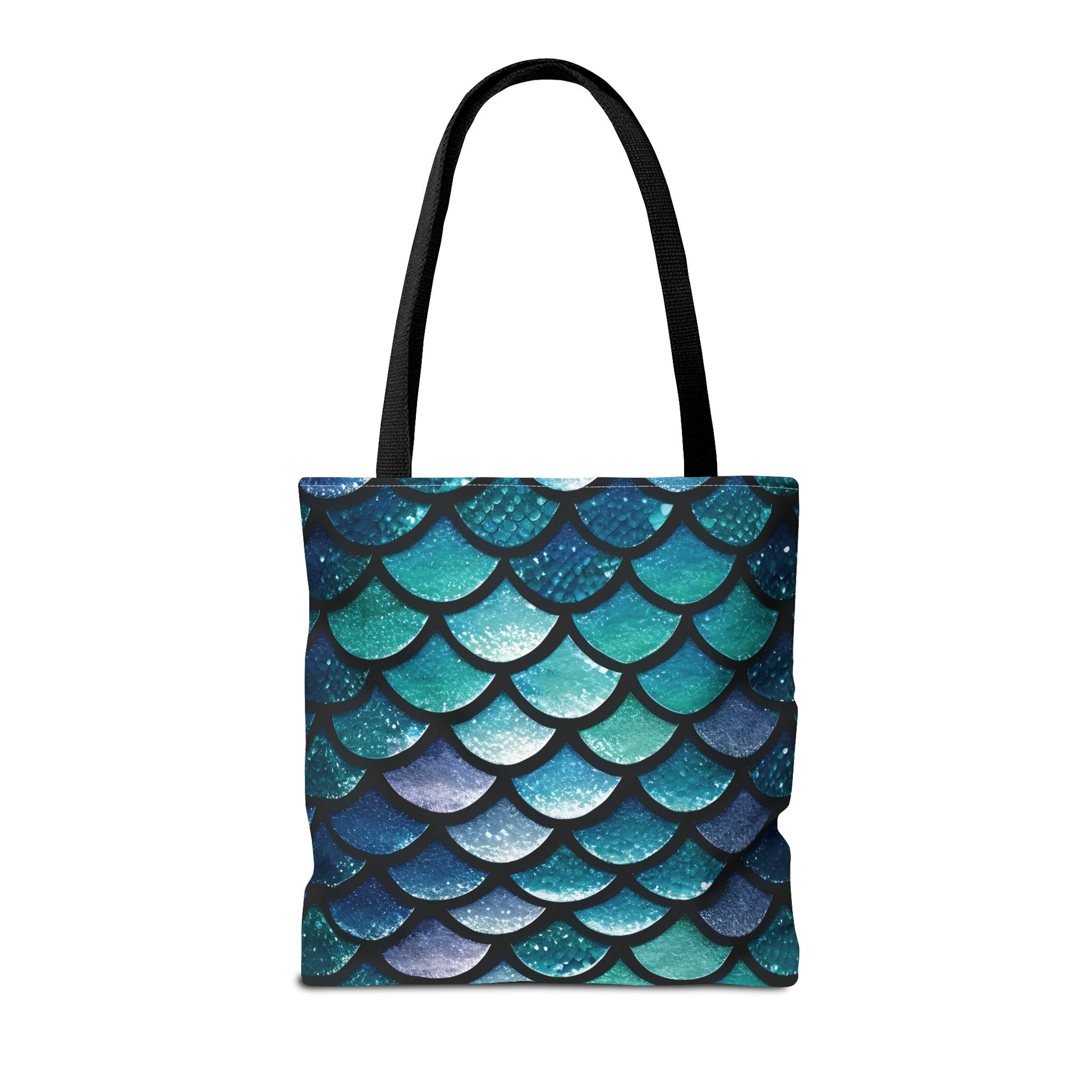 Aqua Mermaidcore Tote Bag - Durable Carryall for Everyday Use, Unique Gift for Beach Lovers - The Mountain Mermaid Company