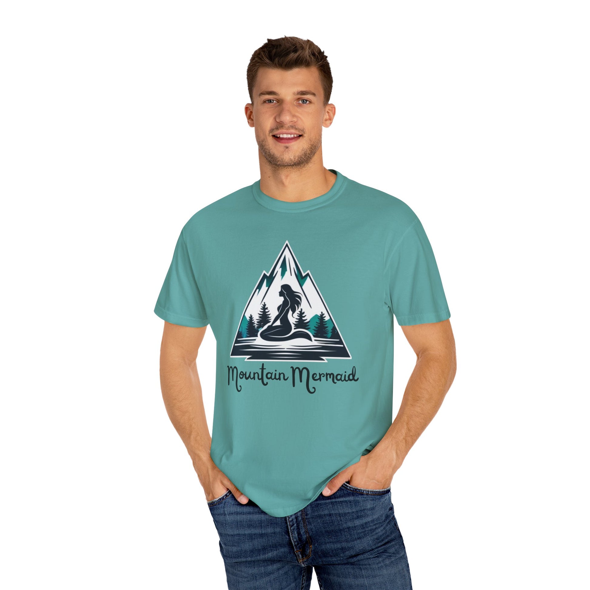 Mountain Mermaid Unisex T-shirt - Fashionable Mermaidcore Apparel for Everyday Comfort, Ideal for Fantasy and Outdoor Enthusiasts - The Mountain Mermaid Company