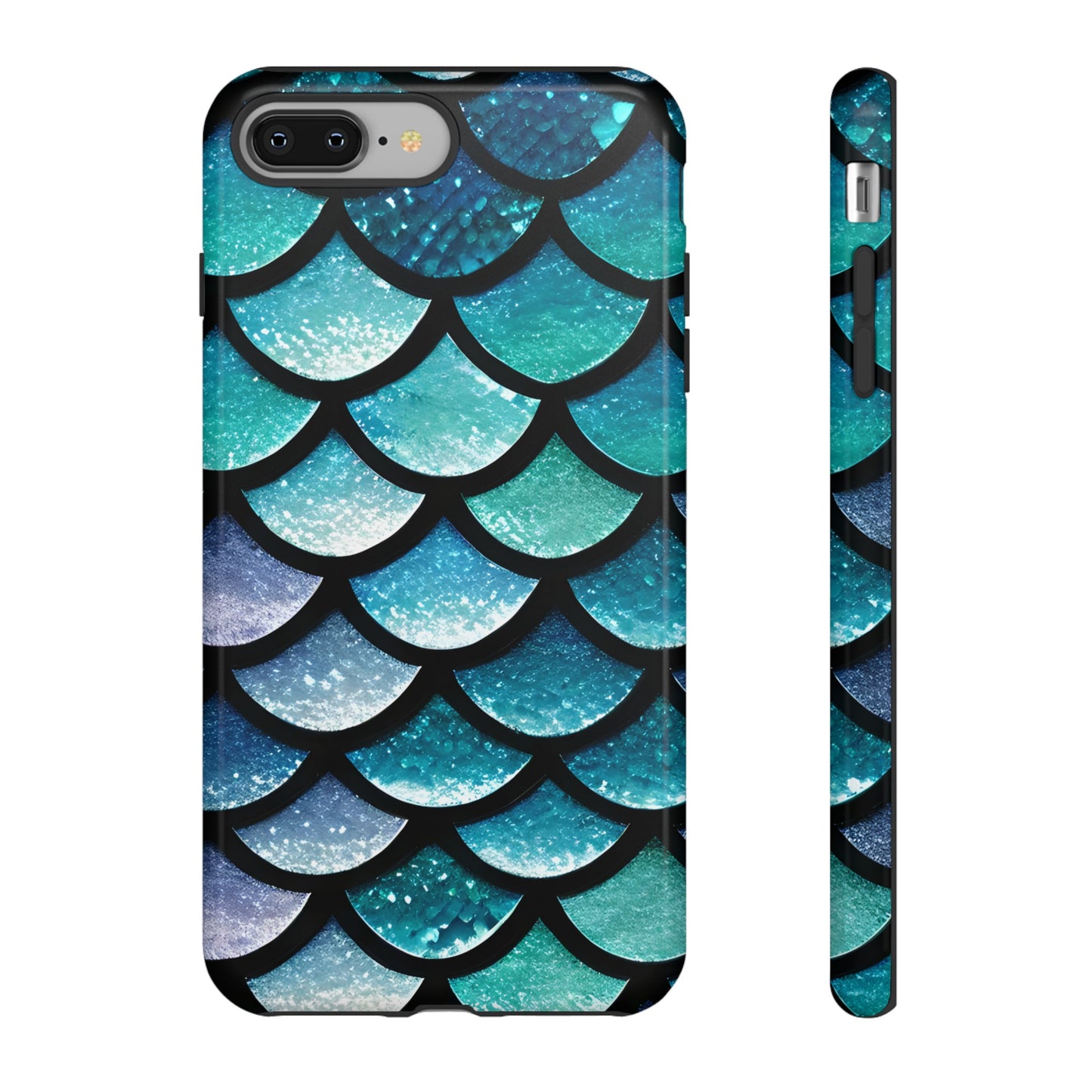 Aqua Mermaidcore Tough Phone Case - Compatible with Apple iPhone, Samsung Galaxy, and Google Pixel Devices, Great Gift for Ocean Lovers - The Mountain Mermaid Company