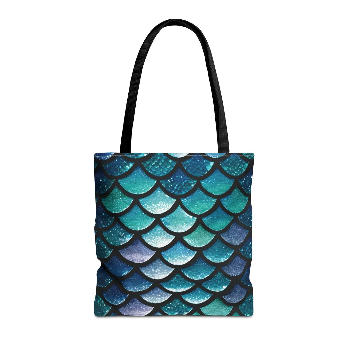 Aqua Mermaidcore Tote Bag - Durable Carryall for Everyday Use, Unique Gift for Beach Lovers - The Mountain Mermaid Company