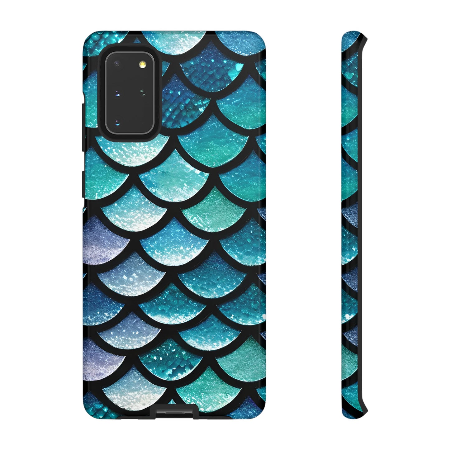 Aqua Mermaidcore Tough Phone Case - Compatible with Apple iPhone, Samsung Galaxy, and Google Pixel Devices, Great Gift for Ocean Lovers - The Mountain Mermaid Company