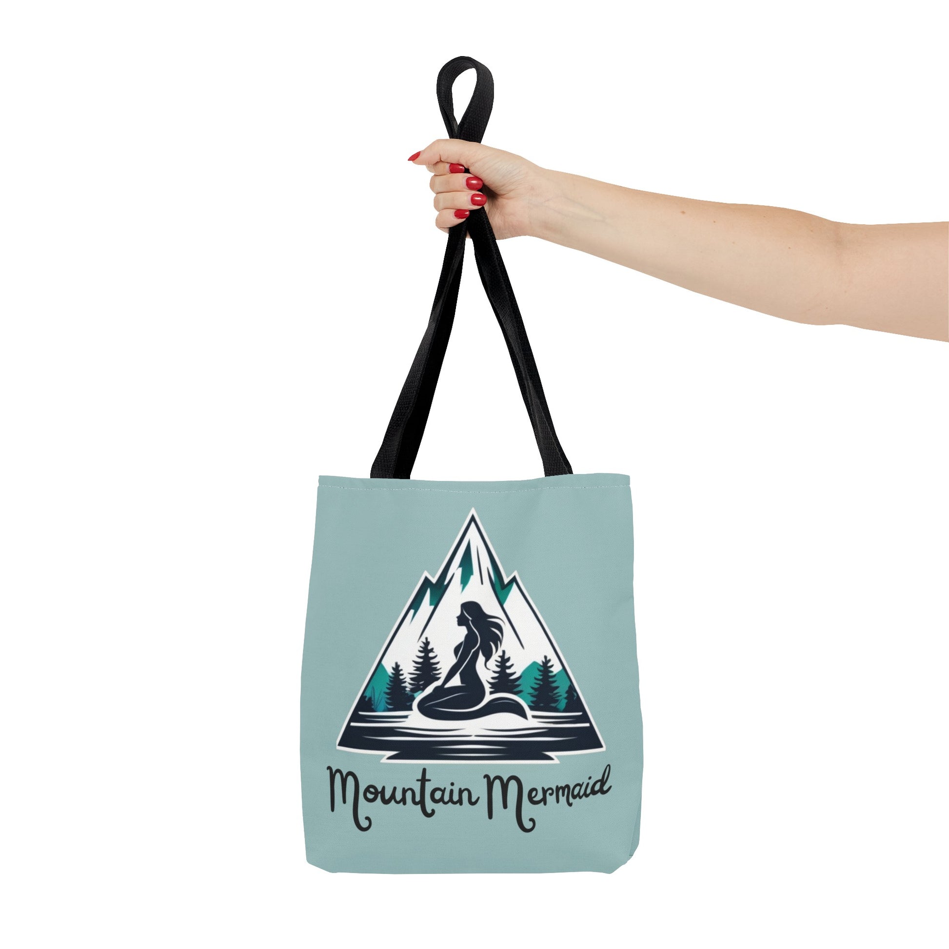 Mountain Mermaid Tote Bag - Durable Book and Shopping Bag, Versatile Travel Accessory for Mermaid Lovers - The Mountain Mermaid Company