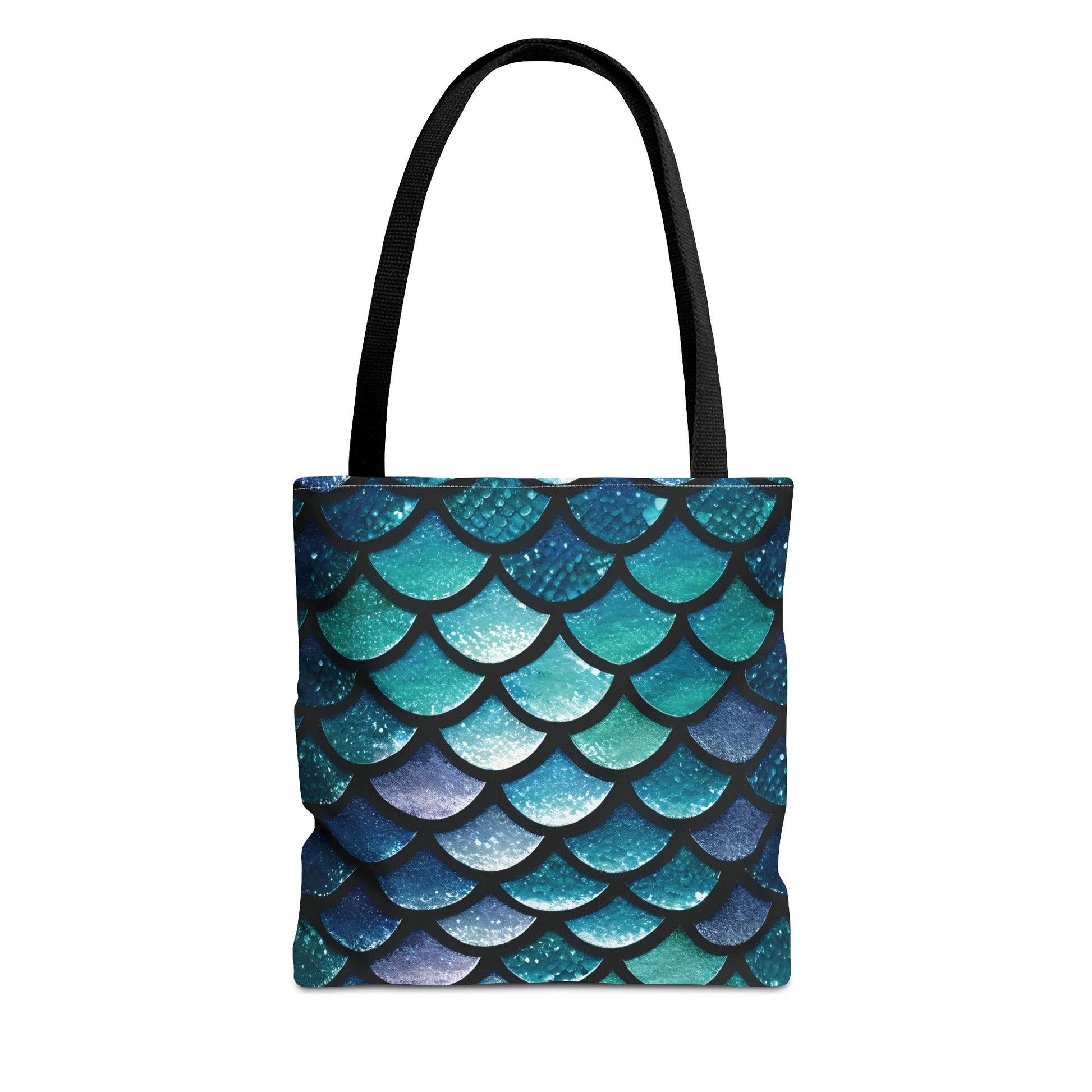 Aqua Mermaidcore Tote Bag - Durable Carryall for Everyday Use, Unique Gift for Beach Lovers - The Mountain Mermaid Company